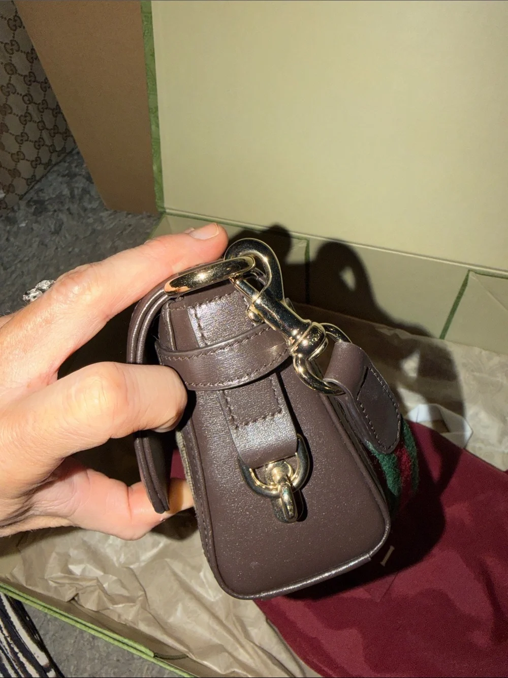 Gucci Luce shoulder bag & Gucci Luce Wallet GG CANVAS - AUTHENTIC GUCCI - Picture 11 of 14